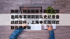 -刚刚！转会期那不勒斯遗憾出局布莱顿刷新队史纪录备战欧超杯，上海申花围绕欧联伤情更新的简单介绍